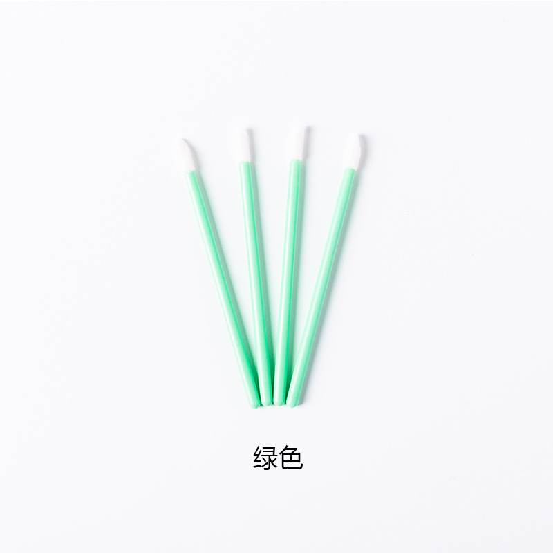 Portable Disposable Makeup Brush Lip Brush Nylon Lip Brush Head Lipstick Brush Makeup Tool Black Rod Mini Lipstick