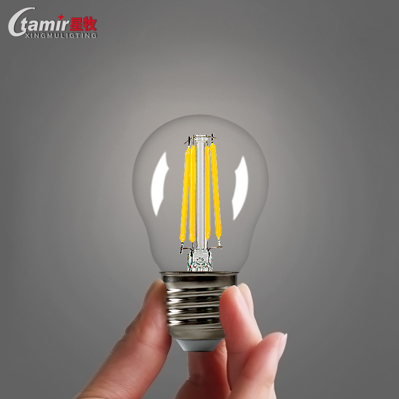G45 Edison LED tungsten filament antique FILAMENTLAMPS E27 bulb manufacturers postage