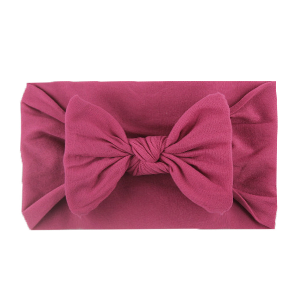 Baby hair accessories soft and comfortable nylon bow hair band children's accessories cute princess hair band
