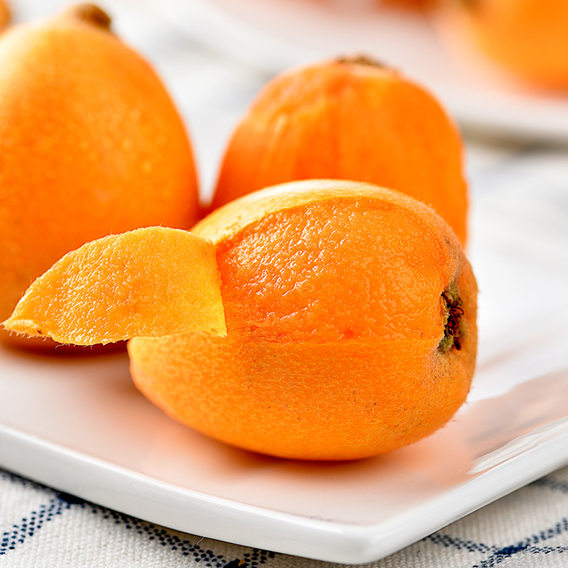 Fresh Sichuan Mi Yi Loquat in Season, Picked from High Mountains, Fragrant and Sweet, Premium Quality, Available for Dropshipping