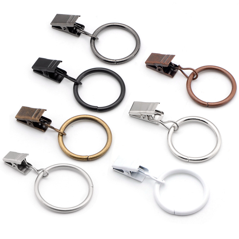 Крючок для штор для продажи за границей, кольцо для шторы, зажим для шторы, пряжка для кольца шторы, аксессуары для штор, металлический зажим