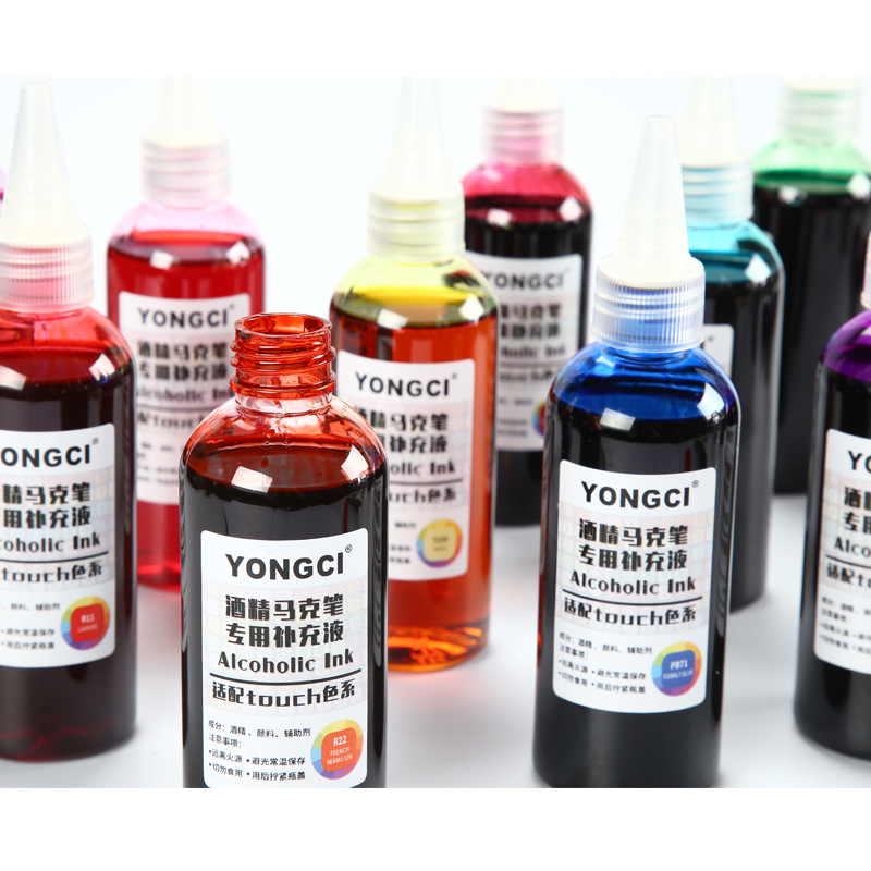 100Ml168-Color Touch Marker Refill Liquid 20ml Alcohol Marker Ink Refill Liquid Filling Ink