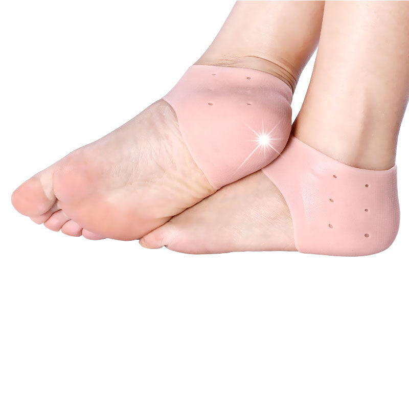 Heel Silicone Protective Cover, Heel Cover, Silicone Foot Cover, Heel Anti-Dry Cracking Cover, Anti-Cracking Foot Cover