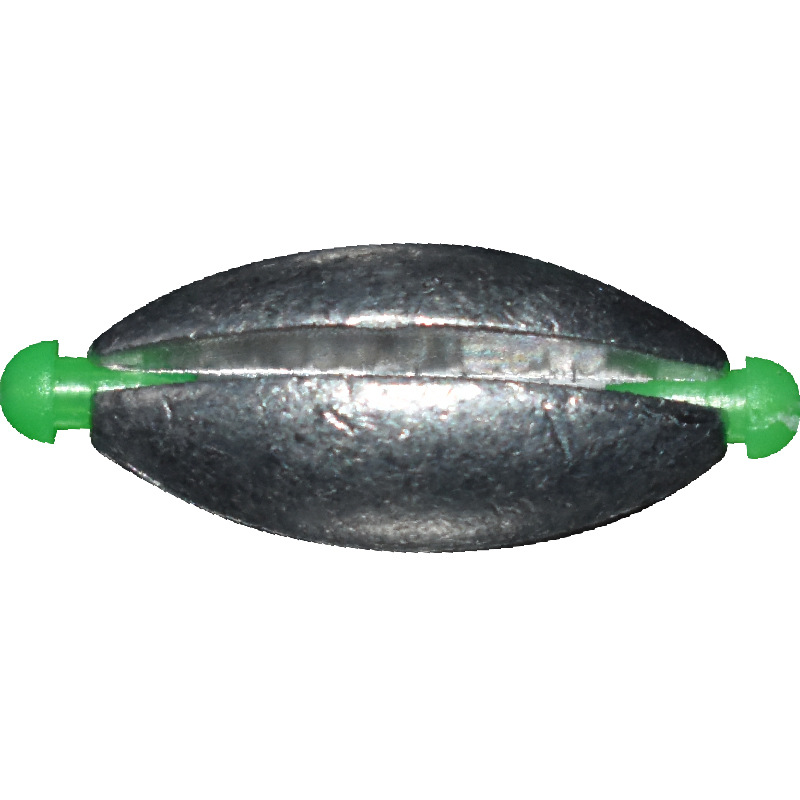 Japanese Lead Pendant Olive-Shaped Through-Heart Hollow Fast Lead Opening Accessories First Lure Manufacturer Wholesale Lead Pendant Wholesale