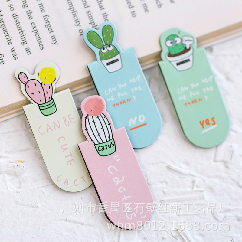 Hanging card magnet bookmark spot magnetic bookmark Amazon hot selling bookmark paper magnetic bookmark soft magnetic bookmark