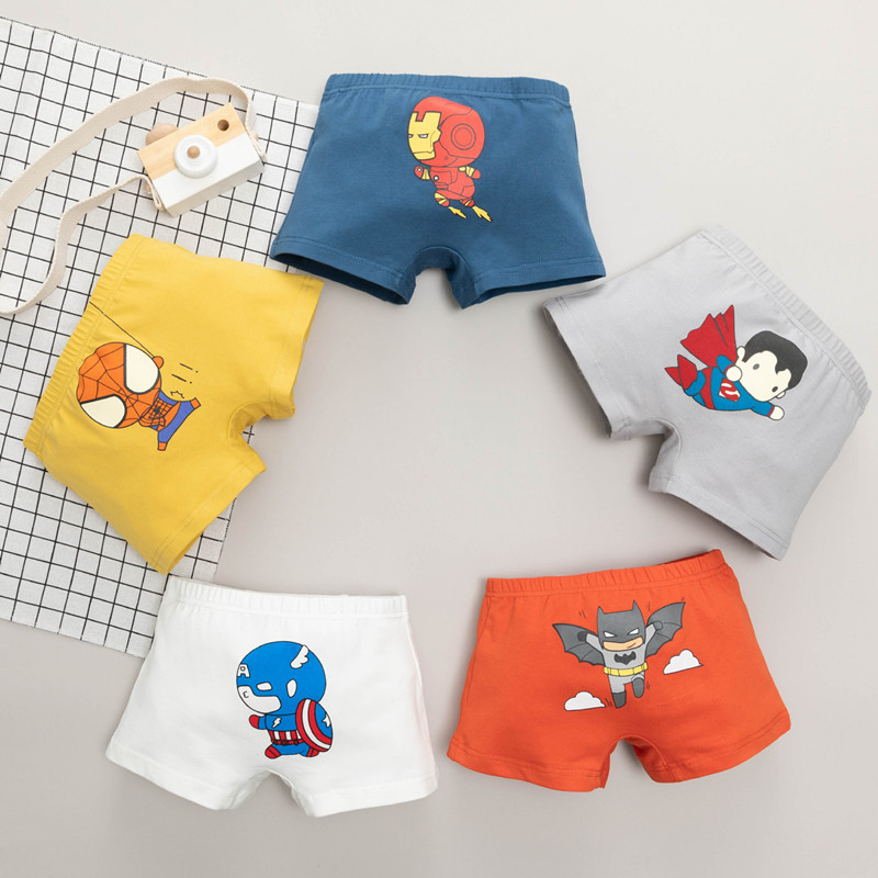 Children's Underwear Boys Cotton Class A Boxers Baby Student Shorts 3-12 Years Old Boys' Boxers