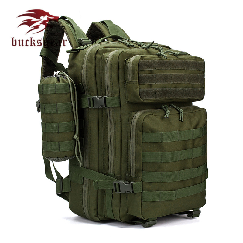 Tactical Backpack Big 3P Attack Tactical Backpack 45 Liter Outdoor Sports Mountaineering Backpack Waterproof Camouflage Bag for Men