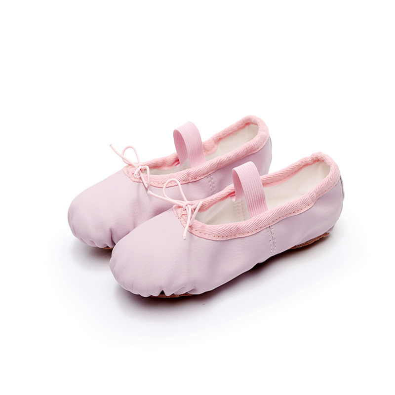 Children's Dance Shoes, Soft-Soled Ballet Shoes, Adult Body Training Shoes, Pu Leather Dance Shoes, Yoga Shoes, Wholesale Flat Heels
