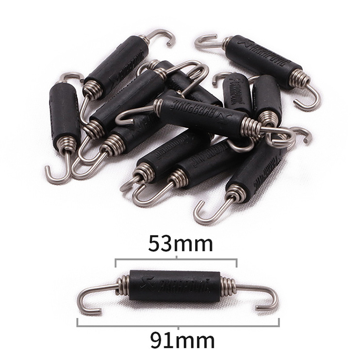 Factory Direct Sales Exhaust Pipe Stainless Steel Spring Modified Welding Port Adapter Anti-Scalding Strip Motorcycle Accessories