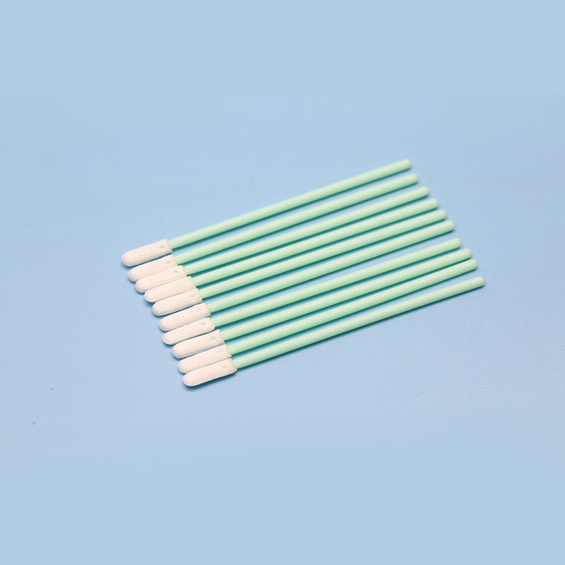 Manufacturer supply 826B-S polyester fiber dust-free cotton swab LCD display wiping stick purifying cotton swab