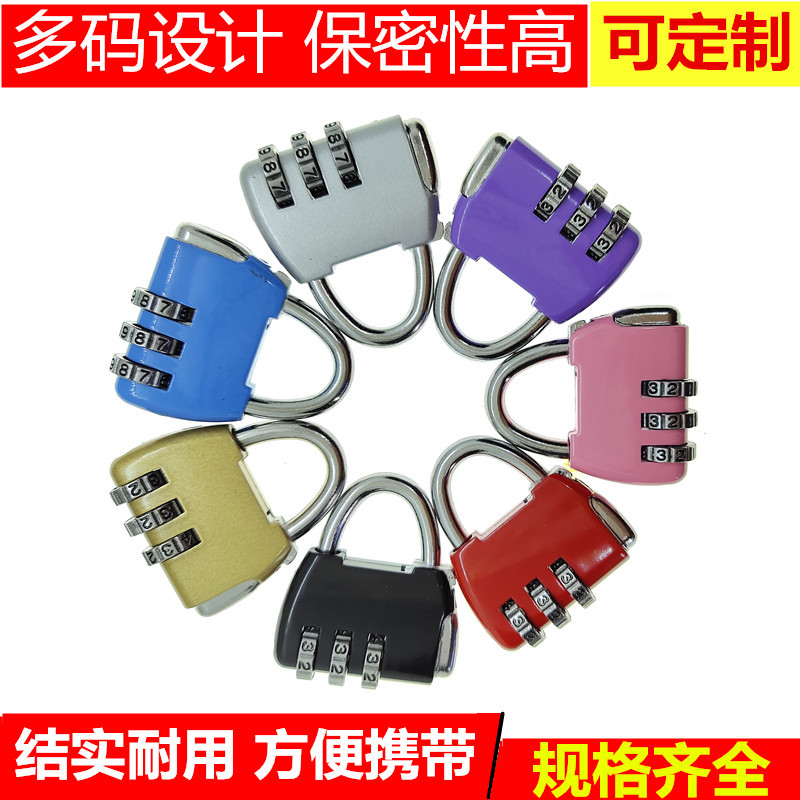 Замок с паролем из цинкового сплава для женского багажа, чемодана, оптовая продажа