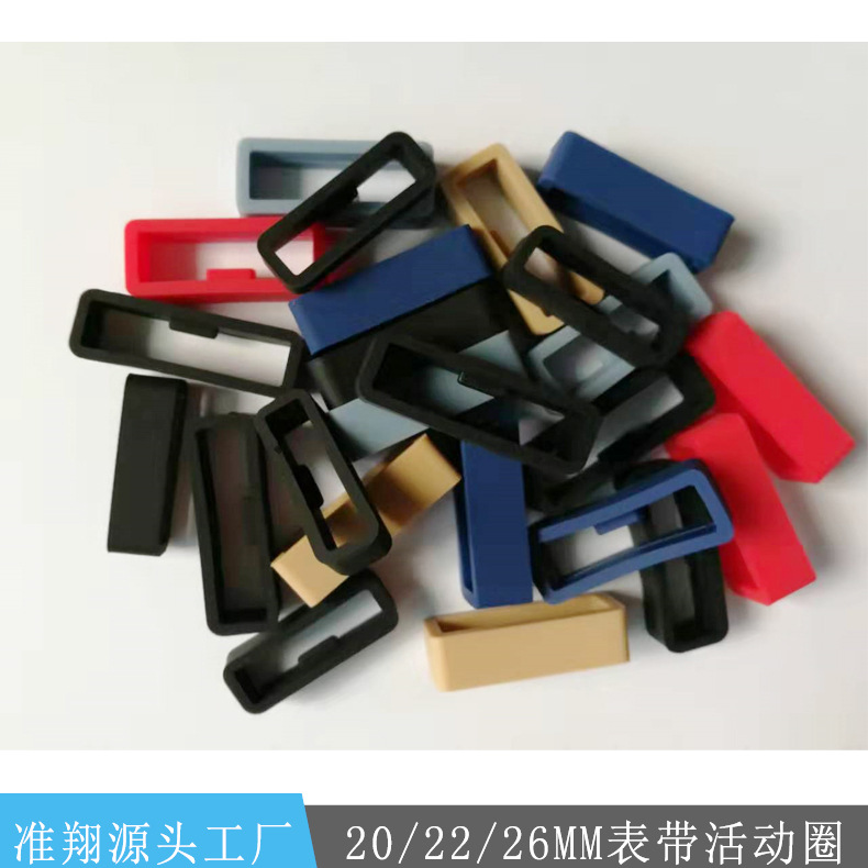 Прямые поставки часов с фиксированной силиконовой подвижной кольцевой 16 18 20 26 24 22мм