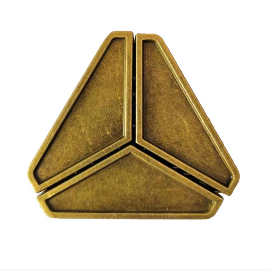 Siqi Magic Gold Intelligence Unlocking Metal Puzzle Kongming Lock Intelligence Unlocking Toy Puzzle Unlocking Luban Lock
