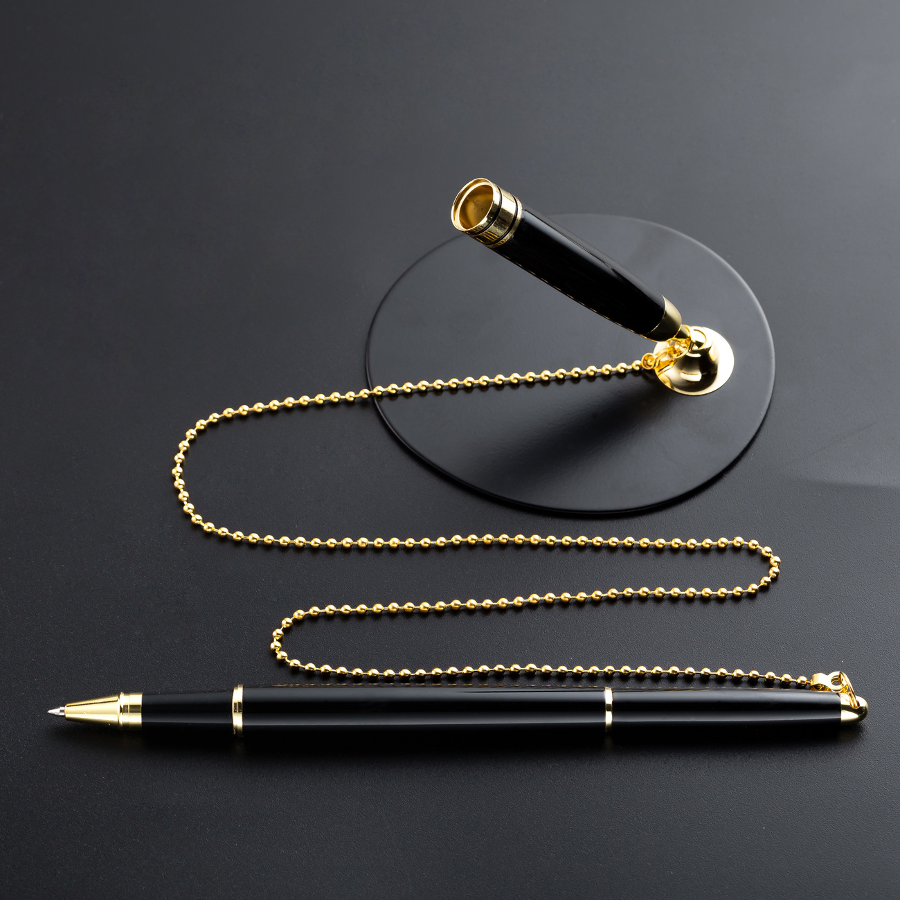 Desk pen spot wholesale fixed signature pen counter bank front desk advertising signature pen desk pen printing fixed pen