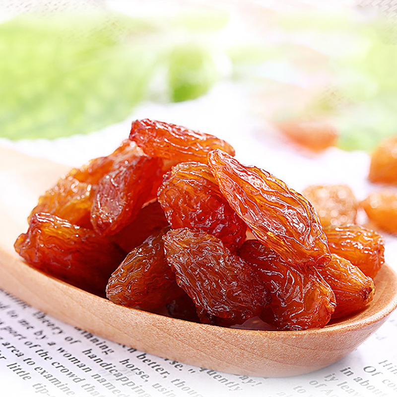 Baicaowei Rose Red Raisins 100G/50G Box Size 90/140 Packaging Dried Fruit Candied Snacks