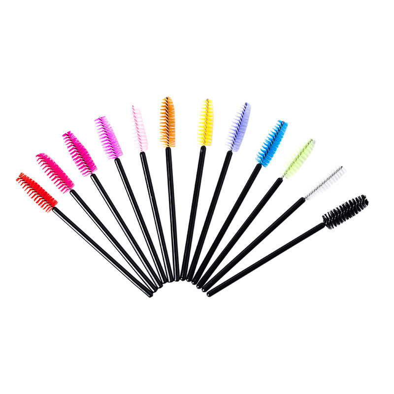 Grafting and Transplanting Eyelashes Single Color Disposable Eyelash Brush Spiral Eye Makeup Eyelash Curler Makeup Brush Wholesale