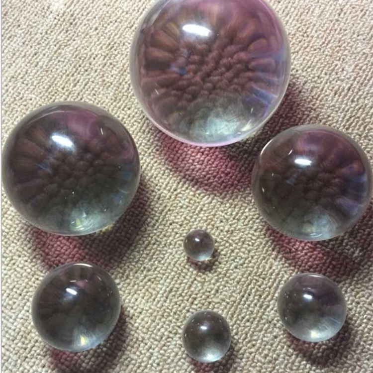 Прозрачный кристаллический шар 6-30мм для фотосъемки, светящийся, стеклянный, перфорированный, маленькие бусины