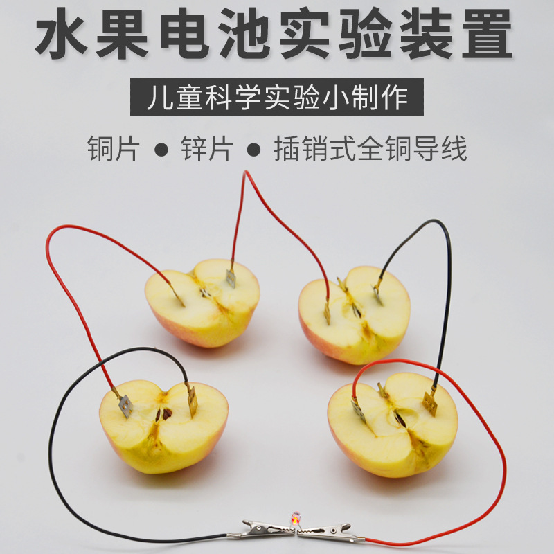 Coke Fruit Battery Experimental Material Latch Type Fruit Power Generation Science Small Production Science and Education Toys Electrode Material