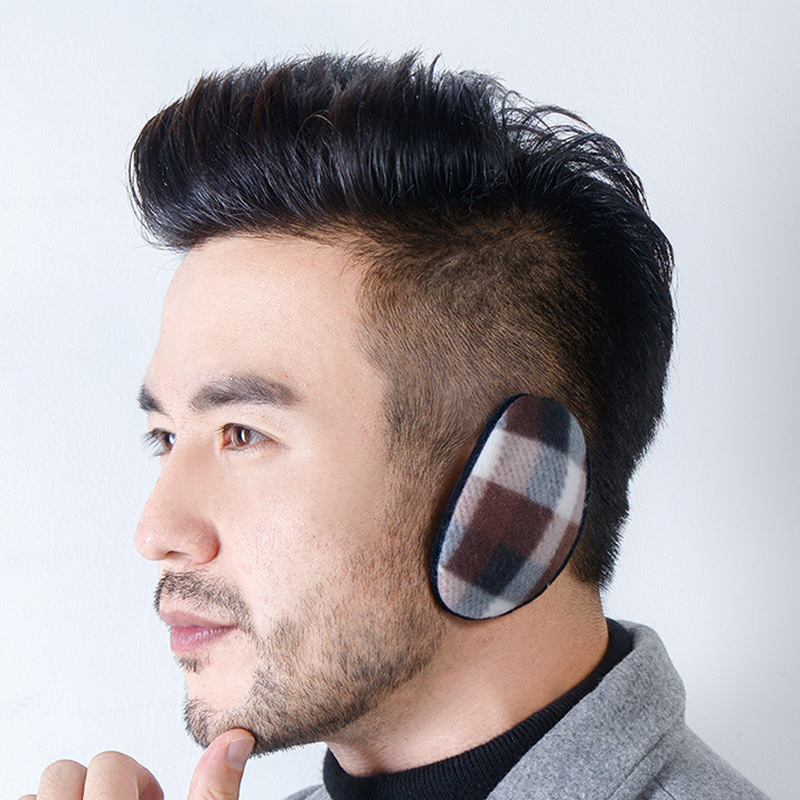 Polar fleece winter single-ear warm earmuffs without headband earmuffs for men and women split earmuffs seamless earmuffs independent earmuffs