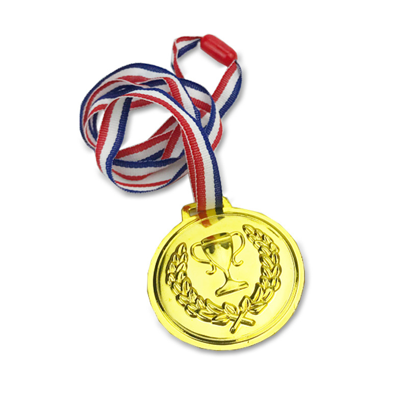 Cross-border Wholesale School Games Games Awards Commemorative Medal Pendant Gold Cup Medals Medals Commemorative Toys