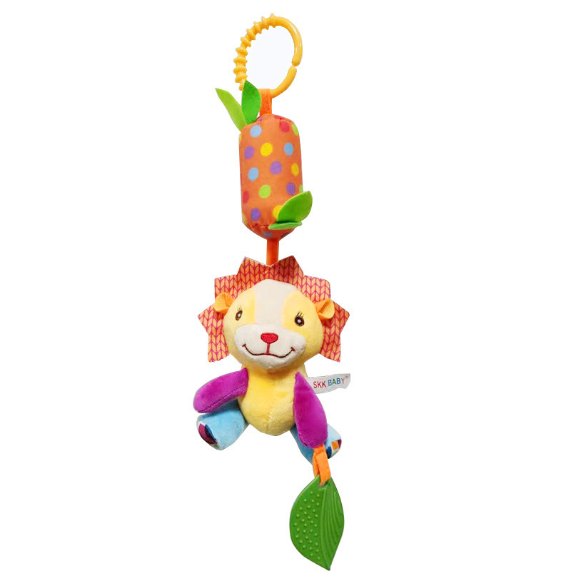 Skkbaby Baby Stroller Hanging Bed Hanging 6 Kindergarten Wind Chimes with Teether Baby Campanula