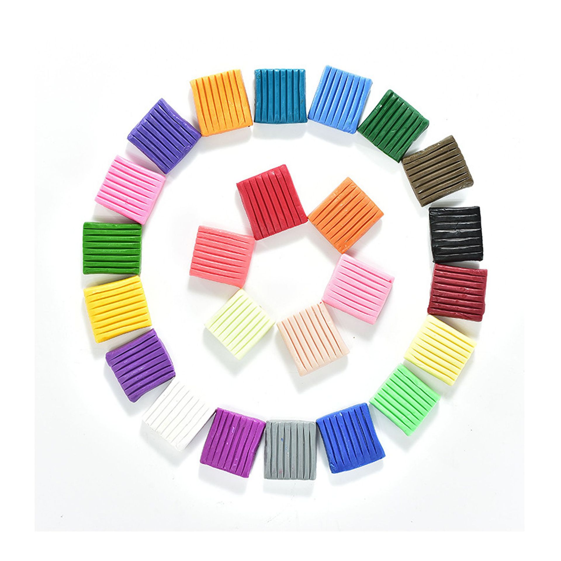 Soft Clay Candy Packaging Multi-Specification Soft Clay Plasticine Shaping Color Clay Soft Clay Baking Clay Soft Clay