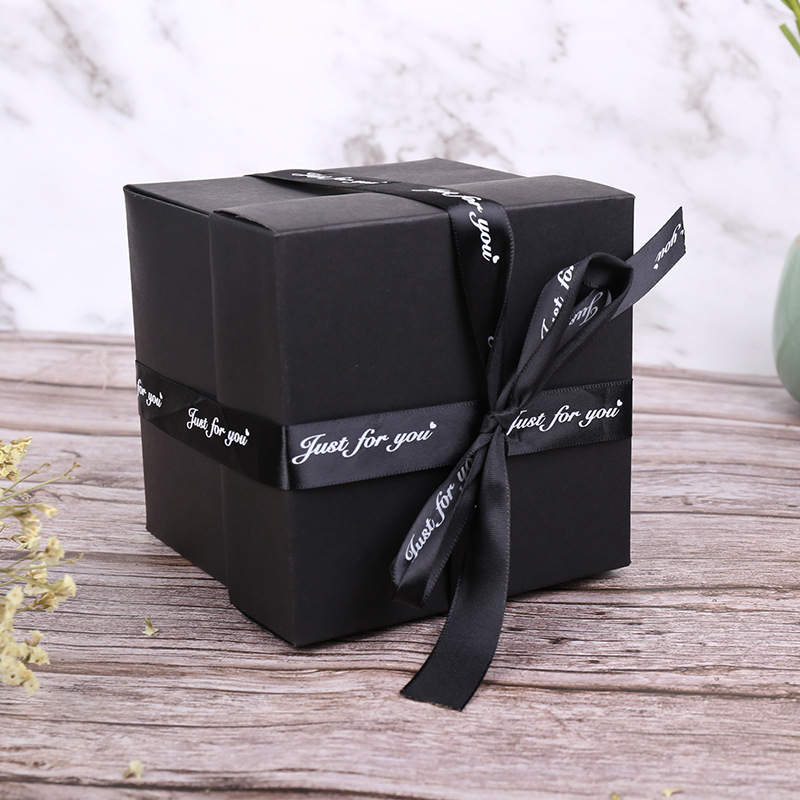 Spot quadrilateral surprise explosion box finished multi-layer diy handmade photo album couples creative gift manufacturers