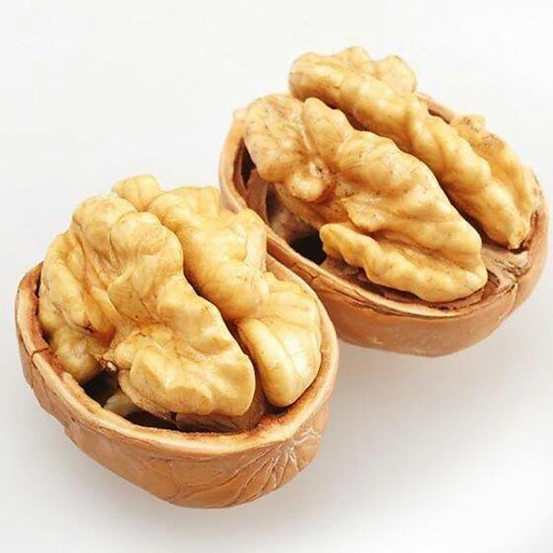 Xinjiang Aksu 185 paper walnut 500 g/bag milk flavor cooked walnut big fruit skin thin hand pinch open wholesale