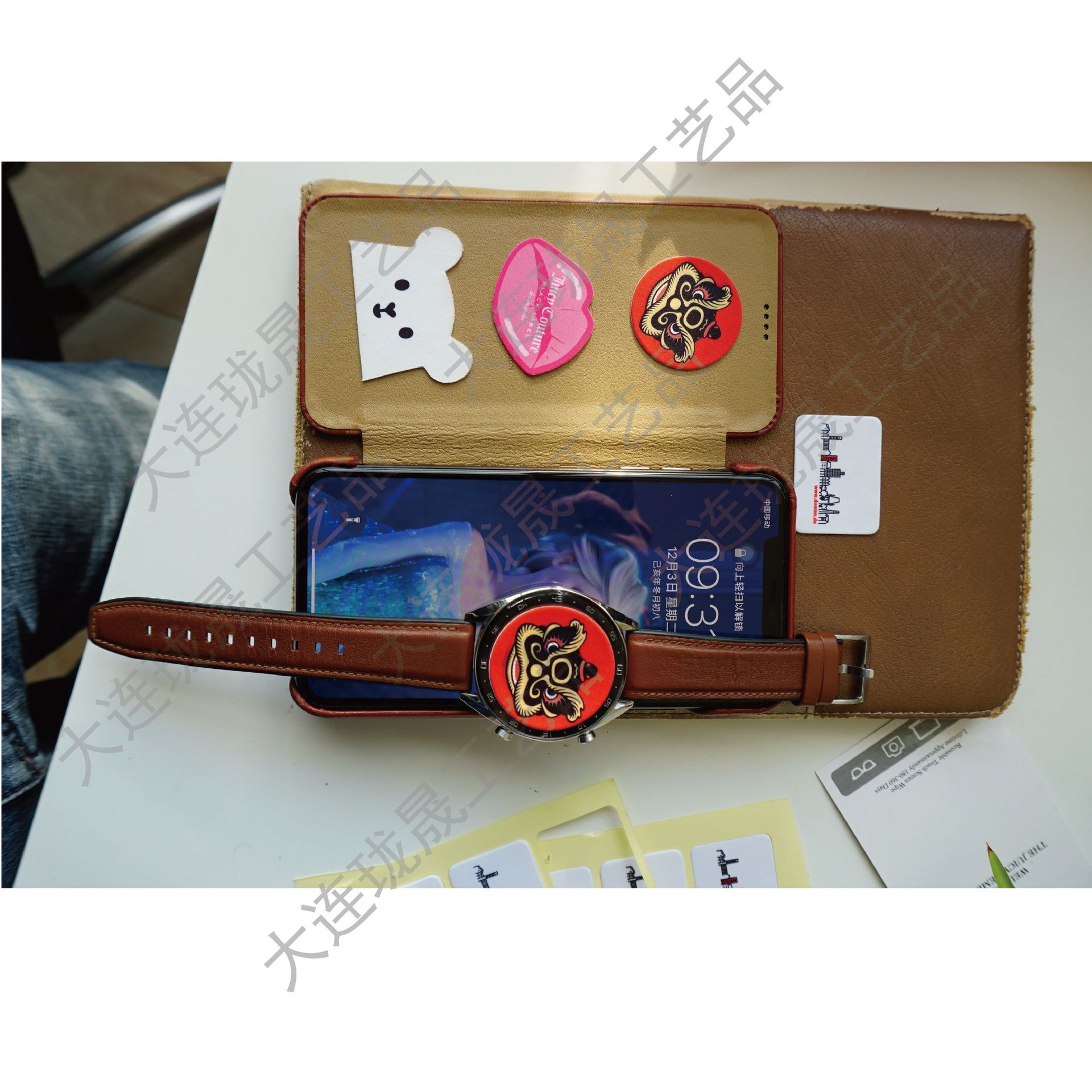 Чистящий патч Longgang Nanshan, наклейка для мобильного телефона, специализированное производство и обработка, логотип, многоразовая наклейка