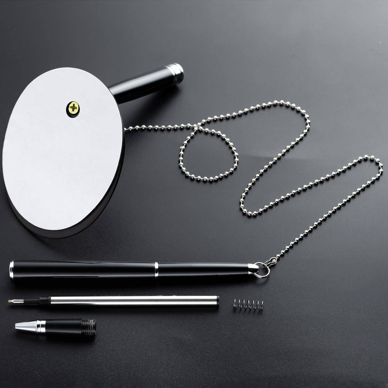 Desk pen spot wholesale fixed signature pen counter bank front desk advertising signature pen desk pen printing fixed pen