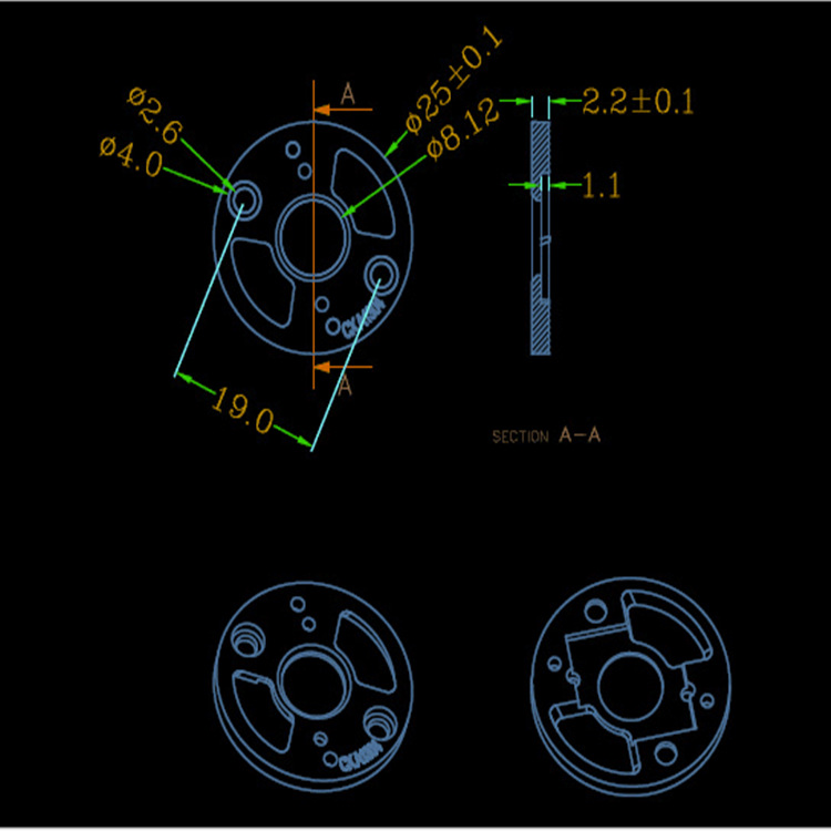 CXA1304 bracket Kerui COB bracket COB light source fixed bracket PC bracket LED light source bracket