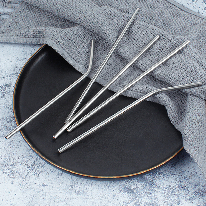 Кросс-браунеровая нержавеющая сталь соломинка 201 металлический набор для напитков соков кофе размешивания подарок пищевая степень