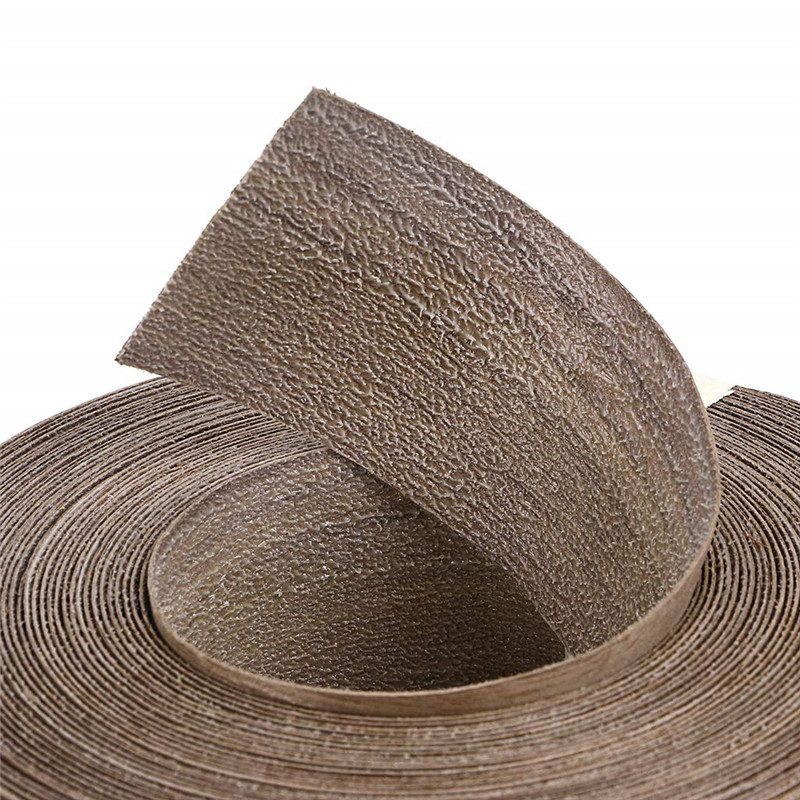 Natural walnut belt adhesive edge strip back Hot Melt Adhesive edge strip preglued edge banding