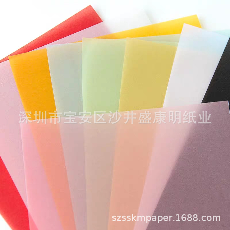 Factory direct high quality soft light paper plate transfer paper translucent sulfuric acid paper food grade butter paper tracing paper