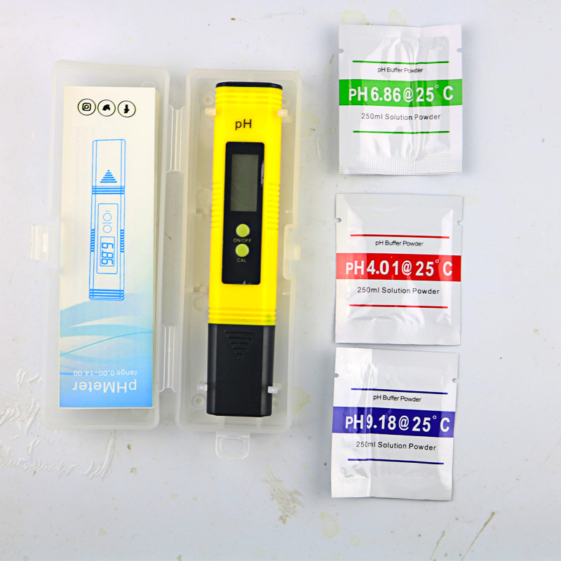 Convenient pH Meter Precision 0.01 Digital Display pH Meter PH meter Water Quality Test Pen Fish Tank PH Detector