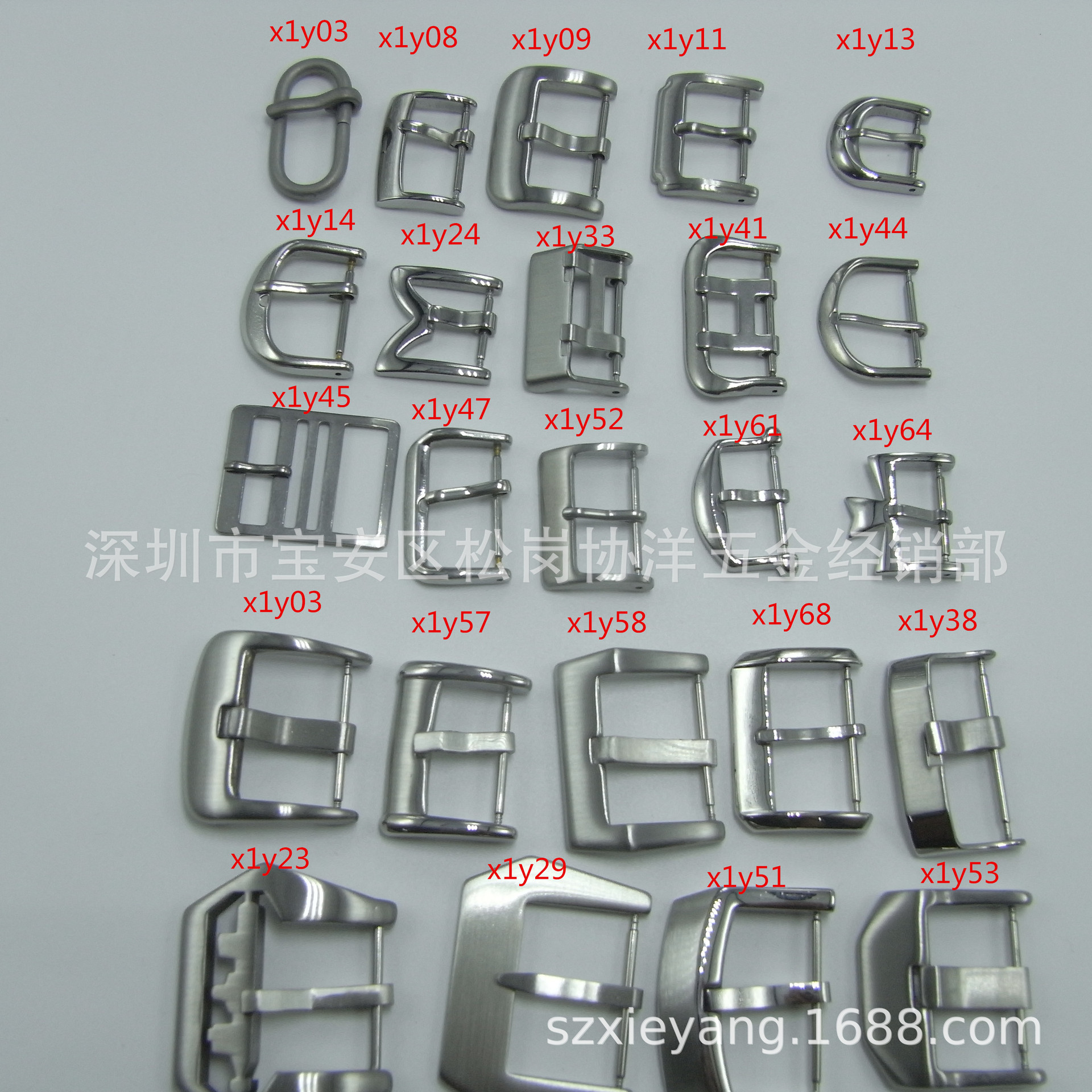 Stainless Steel Watch Strap End Pin Buckle Watch Clasp Leather Strap Buckle Watch Buckle Bracelet Hardware Buckle Wholesale