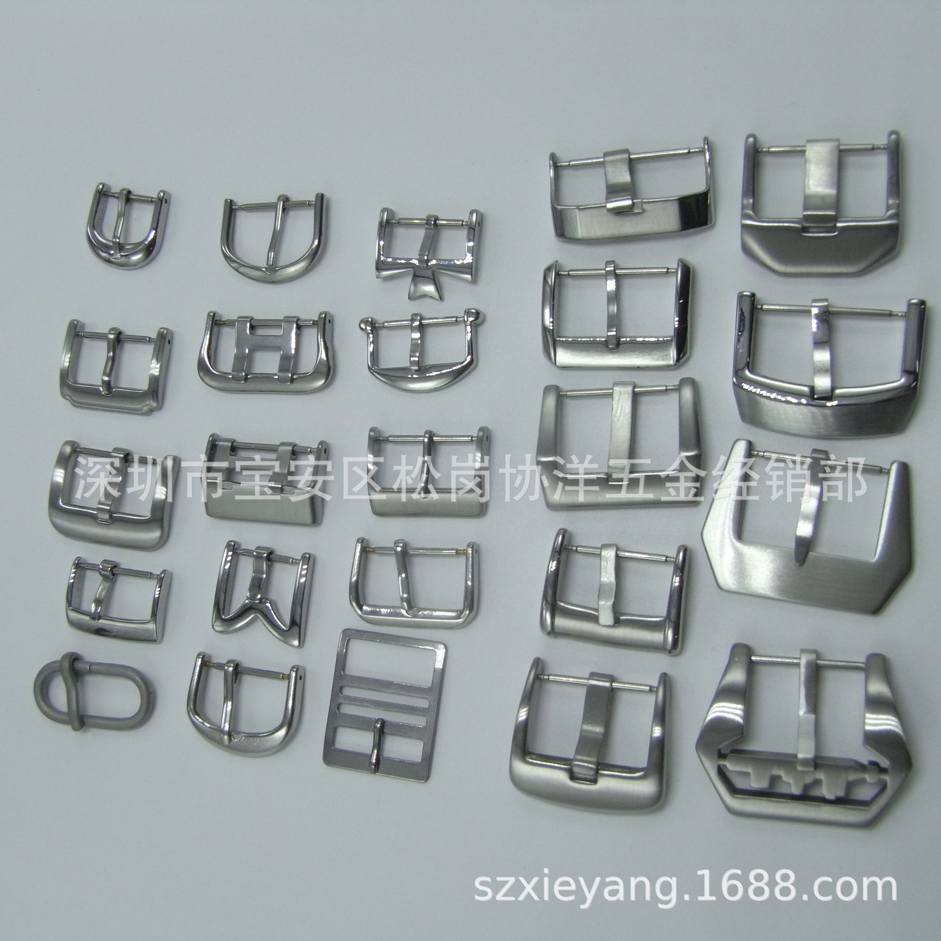 Stainless Steel Watch Strap End Pin Buckle Watch Clasp Leather Strap Buckle Watch Buckle Bracelet Hardware Buckle Wholesale