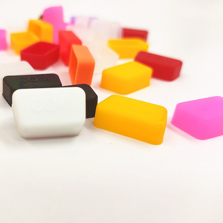 Factory self-selling notebook desktop RJ45 network card port COM port dust plug 11 color optional manufacturers wholesale