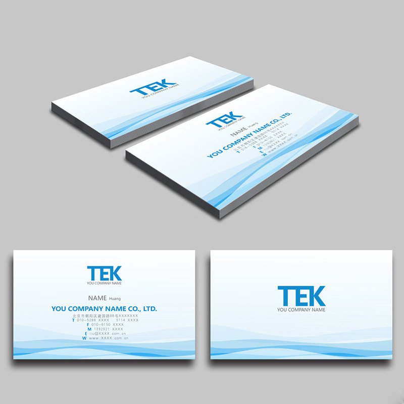 Business Card Custom-Made Laminated Coated Paper Ordering Card Car Wash Card Double-Sided Printing Production Points Card Business Card Printing