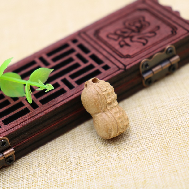 Wood Carving Accessories Baby Children's Carry-on Pendant Pendant Hand-made Material Jewelry Wen Play Bodhi Peach Mujian