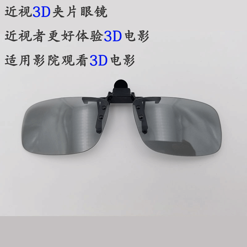Cinema Clip Hanging Square 3d Clip Glasses Reald Film Hall Sells IMAX3D Polarized Myopia Clip