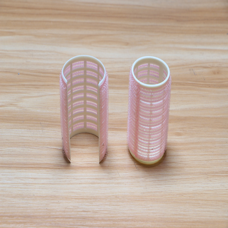 Factory wholesale air bangs artifact curling tube plastic curling iron self-adhesive magic hair curling lazy person curling eight-character bangs