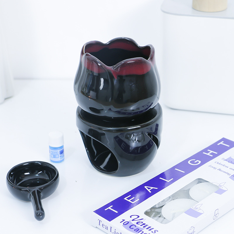 Factory Candle Aroma Lamp Essential Oil Lamp Bedroom Household Large Capacity Incense Lamp Essential Oil Incense Humidifier Aroma Furnace