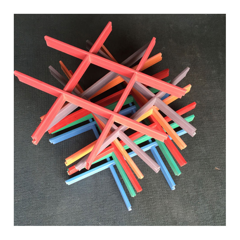 Pvc Grid Ceiling Decoration Materials for Shopping Malls, Schools, Ceiling Decoration, Grape Trellis Decoration, Office Ceilings