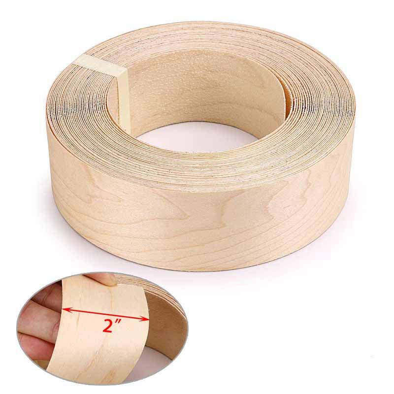 Кромочная лента для деревообработки, самоклеящаяся, горячий клей, белый клен, кромочная лента от производителя