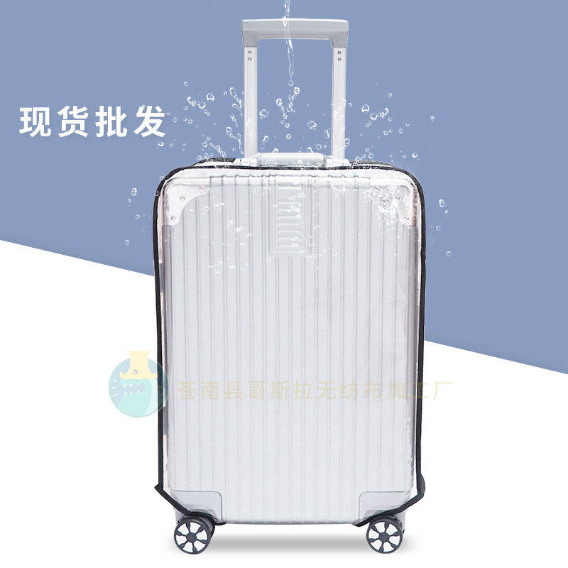Pvc Transparent Suitcase Cover Trolley Suitcase Cover Suitcase Suitcase Suitcase Cover Waterproof and Wear-Resistant Protective Luggage Cover