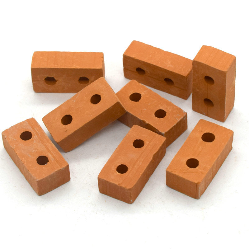 Little Masons Building Model Bricks and Tiles Children's Handmade DIY Building House Villa Simulation Mini Bricks