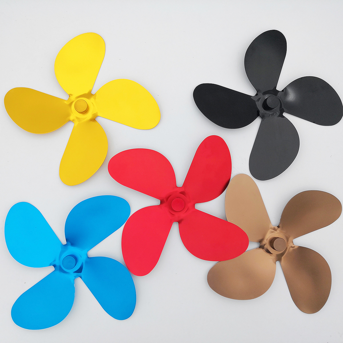 [Прямые поставки с фабрики] кросс-бордерные аксессуары для камина, алюминиевые лопасти, 4 лопасти