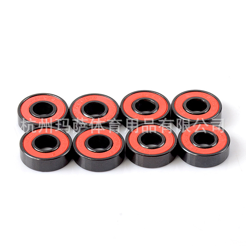 Bulk 608Rs Rubber Double Cover High Precision Chrome Steel Bearing Abcec-9 Roller Skates Scooter Bearing Ms2301