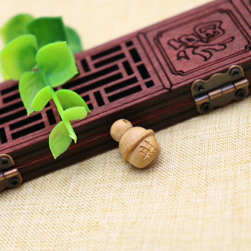Wood Carving Accessories Baby Children's Carry-on Pendant Pendant Hand-made Material Jewelry Wen Play Bodhi Peach Mujian